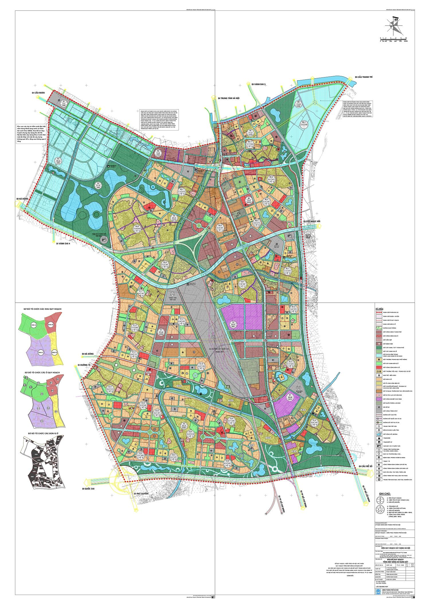 Bản đồ quy hoạch sử dụng đất xã Tam Hiệp phần thuộc Phân khu S5