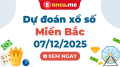 Dự đoán XSMB 07/12/2025 - Soi cầu kết quả xổ số miền Bắc hôm nay