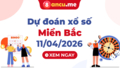 Dự đoán XSMB 11/04/2026 - Phân tích soi cầu miền Bắc hôm nay